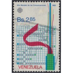 Venezuela 1130 1983 Año Mundial de las comunicaciones usados Venezuela 1130 1983 Año Mundial de las comunicaciones usados