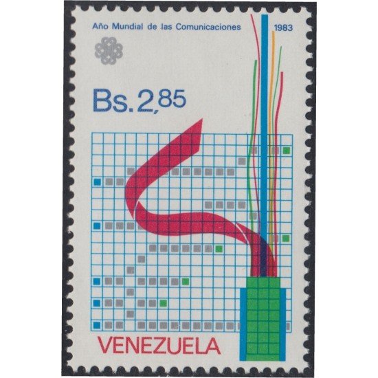 Venezuela 1130 1983 Año Mundial de las comunicaciones MNH Venezuela 1130 1983 Año Mundial de las comunicaciones MNH