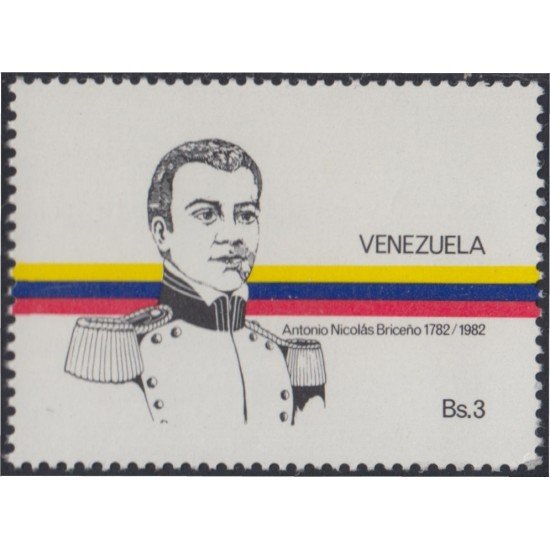 Venezuela 1121 1982 Antonio Nicolás Briceño MNH Venezuela 1121 1982 Antonio Nicolás Briceño MNH