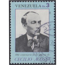Venezuela 1110 1982 Cecilio Acosta usados Venezuela 1110 1982 Cecilio Acosta usados