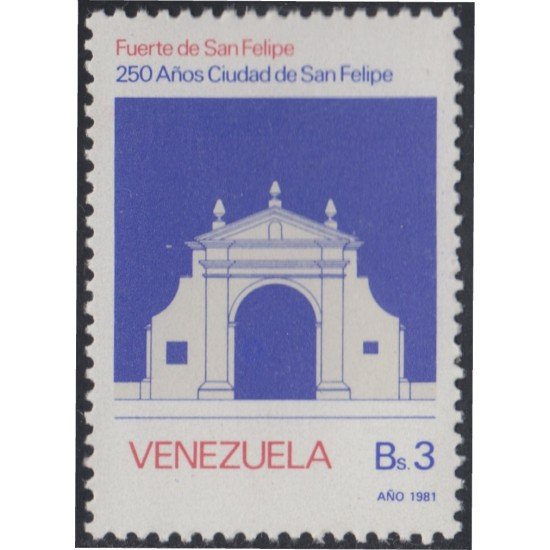 Venezuela 1092 1981 Fuerte de San Felipe MNH Venezuela 1092 1981 Fuerte de San Felipe MNH