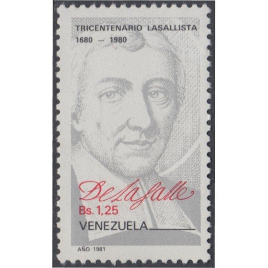 Venezuela 1088 1981 Juan Bautista de la Salle MNH Venezuela 1088 1981 Juan Bautista de la Salle MNH