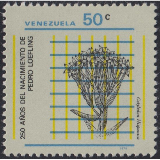 Venezuela 1070 1980 Pedro Loefling Flores Flowers MNH Venezuela 1070 1980 Pedro Loefling Flores Flowers MNH