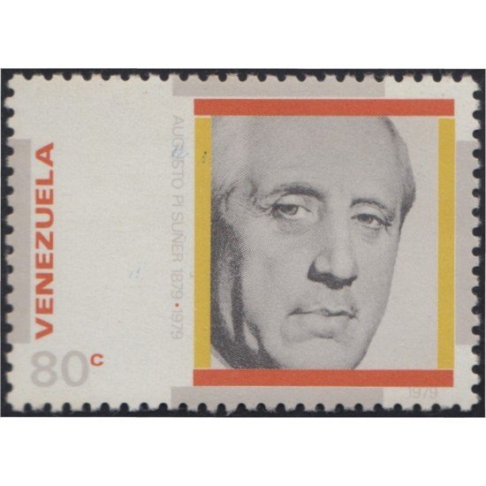 VAR2 Venezuela 1069 1980 Augusto Pi Suñer MNH VAR2 Venezuela 1069 1980 Augusto Pi Suñer MNH