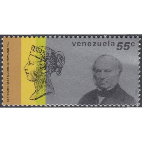 Venezuela 1068 1979 Rowland Hill MNH Venezuela 1068 1979 Rowland Hill MNH