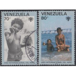 Venezuela 1058/59 1979 Año Internacional del niño usados Venezuela 1058/59 1979 Año Internacional del niño usados