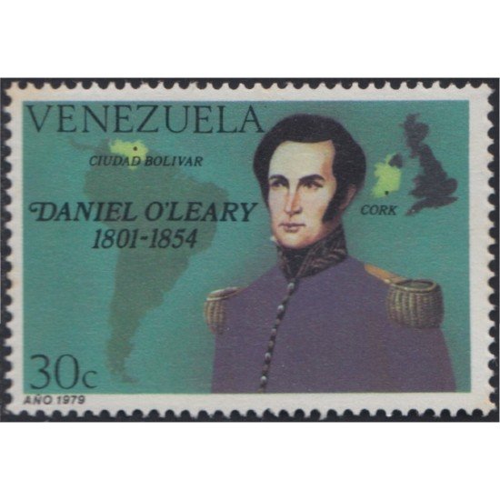 Venezuela 1057 1979 Daniel O´leary MNH Venezuela 1057 1979 Daniel O´leary MNH