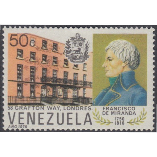 Venezuela 1056 1979 Francisco de Miranda MNH Venezuela 1056 1979 Francisco de Miranda MNH