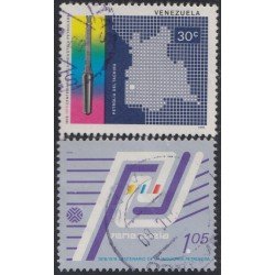 Venezuela 1041/42 1978 Centenario de la Industria petrolera usados Venezuela 1041/42 1978 Centenario de la Industria petrolera usados