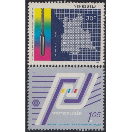 Venezuela 1041/42 1978 Centenario de la Industria petrolera MNH Venezuela 1041/42 1978 Centenario de la Industria petrolera MNH