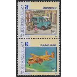 Venezuela 1719/20 1995 América Upaep Transporte postal MNH Venezuela 1719/20 1995 América Upaep Transporte postal MNH