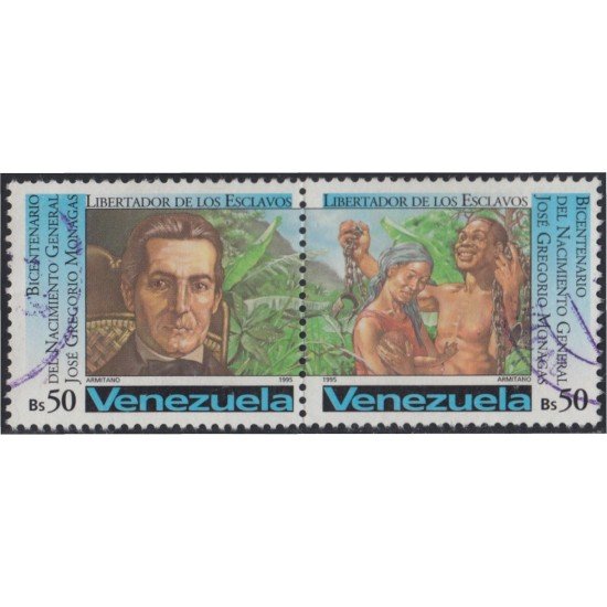 Venezuela 1764/65 1995 José Gregorio Monadas usados