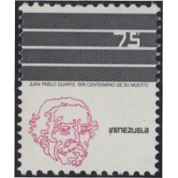 VAR3 Venezuela 1019 1977 Centenario de la muerte de Juan Pablo Duarte MNH VAR3 Venezuela 1019 1977 Centenario de la muerte de Juan Pablo Duarte MNH
