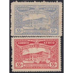 Paraguay A- 68/68A 1934/35 Correos Telégrafos de Asunción MH Paraguay A- 68/68A 1934/35 Correos Telégrafos de Asunción MH