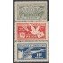 Paraguay A- 36/38 1931 Alas paraguayas Paloma Monoplano UPU MNH
