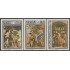 Paraguay A- 456/58 1967 Pinturas de Veronés Simón Vouet  y Adres Montegna MNH