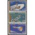 Paraguay A- 447/49 1967 Cosmonauta y Satélites MNH