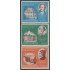 Paraguay A- 441/43 1967 J. Wolfgang Von Goethe Guillermo Shakespeare Dante Alighieri MNH