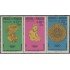 Paraguay A- 430/32 1966 Pre-Olimpiadas México 1968 MNH