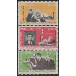 Paraguay A- 411/13 1965 Sir Winston Churchill y J.F Kennedy MNH Paraguay A- 411/13 1965 Sir Winston Churchill y J.F Kennedy MNH