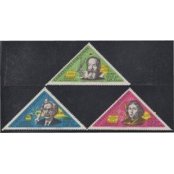 Paraguay A- 408/10 1965 Galileo Galilei Albert Einstein y Nicolaus Copernicus MNH Paraguay A- 408/10 1965 Galileo Galilei Albert Einstein y Nicolaus Copernicus MNH