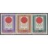 Paraguay A- 373/75 1964 XVIII Juegos olímpicos de invierno en Tokyo Japón MNH