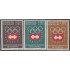 Paraguay A- 370/72 1963 9º Juegos olímpicos de invierno en Innsbruck Austria MNH