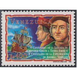 Venezuela 2072 1998 Cristóbal Colón y Américo Vespucci MNH Venezuela 2072 1998 Cristóbal Colón y Américo Vespucci MNH
