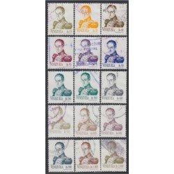 Venezuela 1888/02 1997 Serie antigua Retrato Simón Bolívar usados