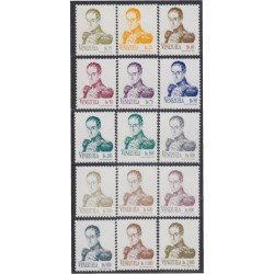Venezuela 1888/02 1997 Serie antigua Retrato Simón Bolívar MNH