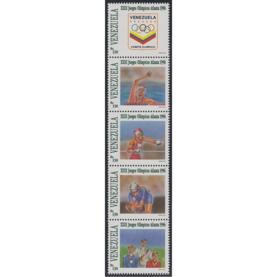 Venezuela 1842/46 1996 Juegos olímpicos de verano Atlanta Los Ángeles MNH Venezuela 1842/46 1996 Juegos olímpicos de verano Atlanta Los Ángeles MNH
