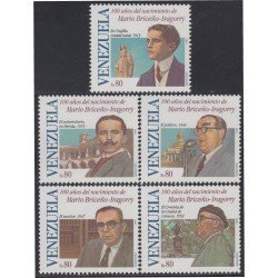 Venezuela 1837/41 1996 Mario Briceño-Iragorry MNH Venezuela 1837/41 1996 Mario Briceño-Iragorry MNH