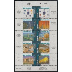 Venezuela 1815/24 1995 20 Aniversario de PDVSA MNH