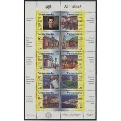 Venezuela 1785/94 1995 Centenario de la electricidad en Caracas MNH