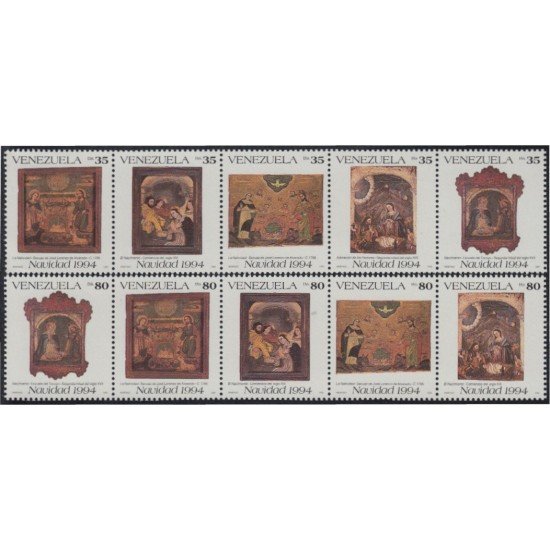 Venezuela 1699/08 1994 Navidad Christmas MNH Venezuela 1699/08 1994 Navidad Christmas MNH