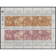Venezuela Mini Hojita 1656/65a 1993 Navidad Christmas MNH