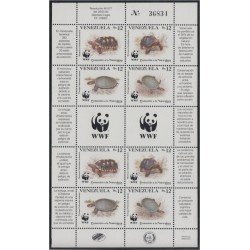 Venezuela 1584/87 1992 Protección de la naturaleza las tortugas MNH Venezuela 1584/87 1992 Protección de la naturaleza las tortugas MNH