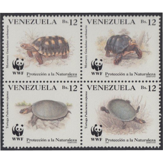 Venezuela 1584/87 1992 Protección de la naturaleza las tortugas MNH Venezuela 1584/87 1992 Protección de la naturaleza las tortugas MNH