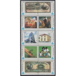 Venezuela 1449/58 1989 Centenario de la Banca de Venezuela MNH
