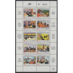 Venezuela 1375/84a 1988 Ilustraciones de las áreas de acción del banco mediante caricaturas con hormigas MNH Venezuela 1375/84a 1988 Ilustraciones de las áreas de acción del banco mediante caricaturas con hormigas MNH