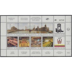Venezuela 1353/62a 1987 25 Años de la primera colada de acero Sidor MNH Venezuela 1353/62a 1987 25 Años de la primera colada de acero Sidor MNH