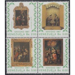 Venezuela 1349/52 1987 Navidad Christmas MNH Venezuela 1349/52 1987 Navidad Christmas MNH