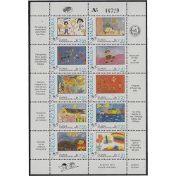 Venezuela 1261/70a 1986 20 Años de Fundación del Niño MNH Venezuela 1261/70a 1986 20 Años de Fundación del Niño MNH