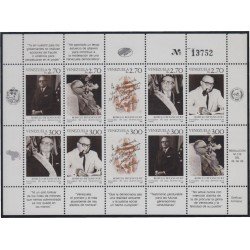 Venezuela 1230/39a 1986 Rómulo Betancourt MNH Venezuela 1230/39a 1986 Rómulo Betancourt MNH