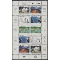 Venezuela 1588/92 1992 Sistema de transmisión eléctrico del Sur MNH Venezuela 1588/92 1992 Sistema de transmisión eléctrico del Sur MNH