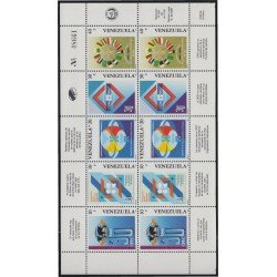 Venezuela 1512/16 1990 Cooperación de la Seguridad Energética MNH
