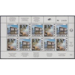 Venezuela 1510/11 1990 América Upaep Playa y Lago MNH