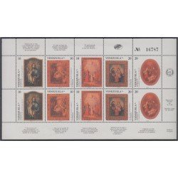 Venezuela 1505/09 1990 Navidad Christmas MNH