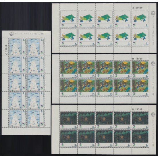 Venezuela 1144/47 MP 1983 Año Mundial del Escultismo MNH Venezuela 1144/47 MP 1983 Año Mundial del Escultismo MNH