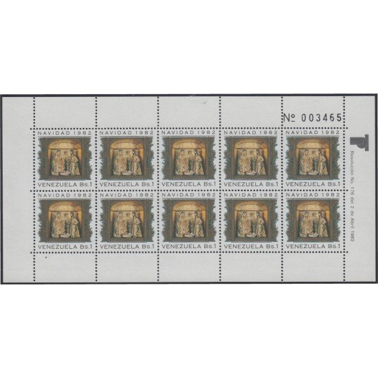 Venezuela 1119 MP 1982 Navidad Chritsmas MNH Venezuela 1119 MP 1982 Navidad Chritsmas MNH